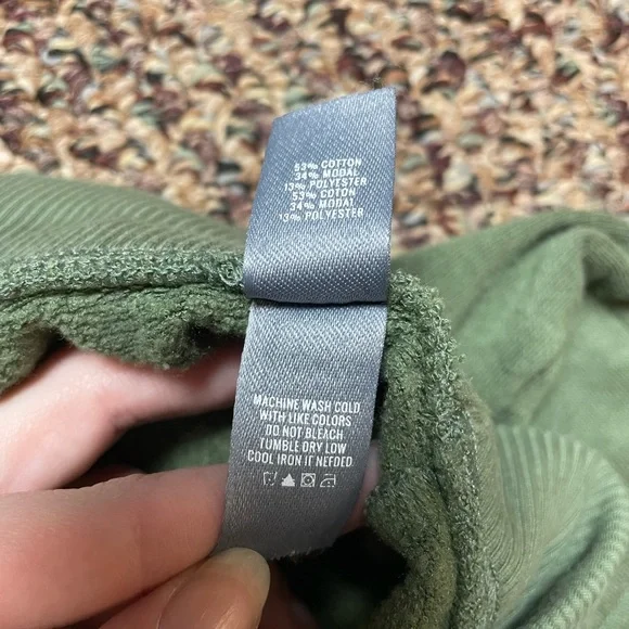 Aerie Olive Green Jogger Sweatpants, Size XS - Picture 6 of 7